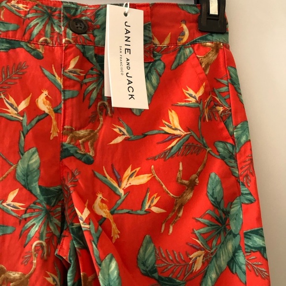 New Janie & Jack Monkey Jungle Shorts 5 - Picture 3 of 8
